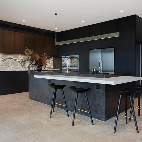 Polished Concrete Kitchen Benches