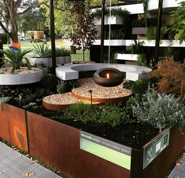 Melbourne International Flower and Garden Show - Polished Concrete Benches
