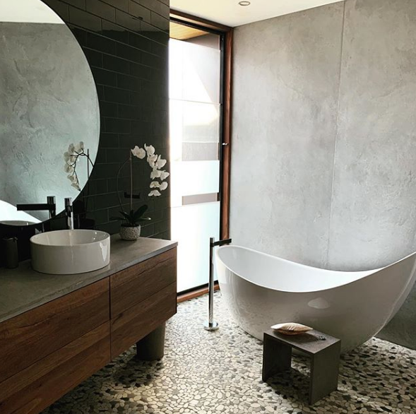 Polished Concrete Basins and Vanities