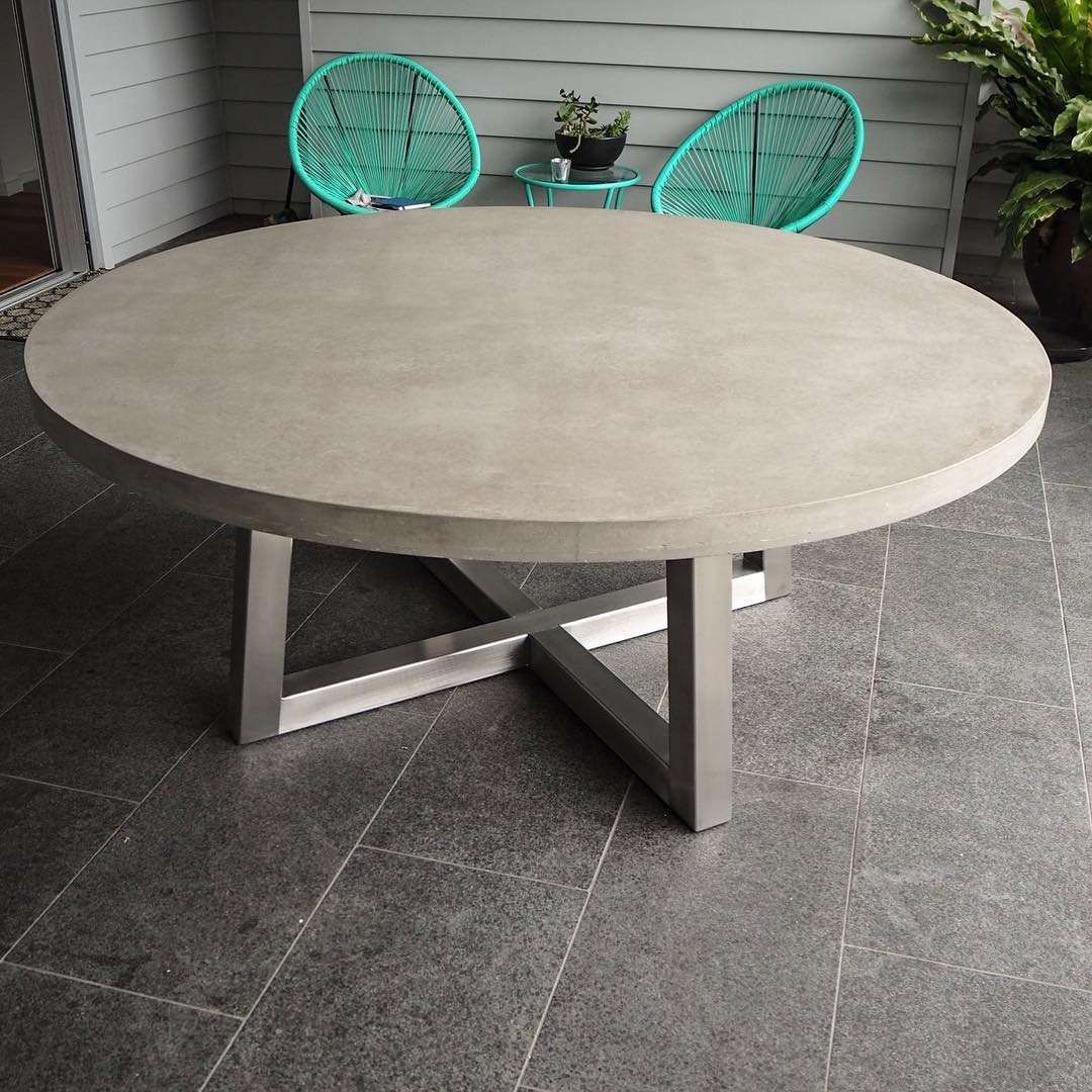 Custom Polished Concrete Tables