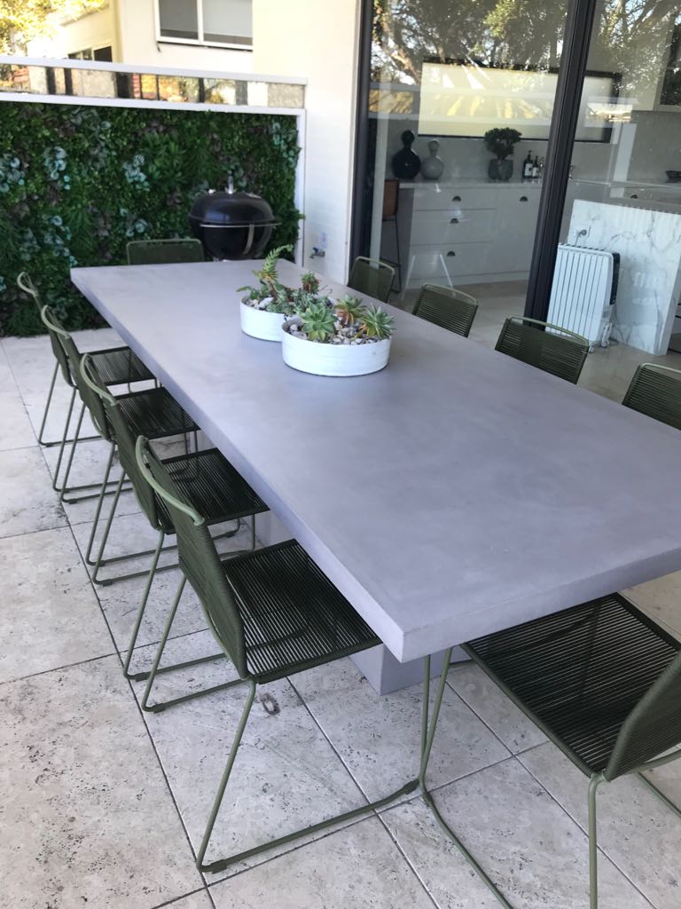 Custom Polished Concrete Tables
